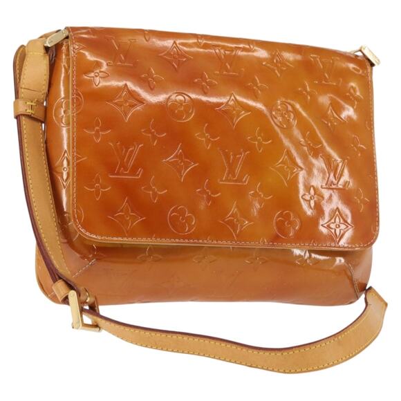 LOUIS VUITTON Monogram Vernis Thompson Street Bag Beige M91301 - Picture 1 of 13